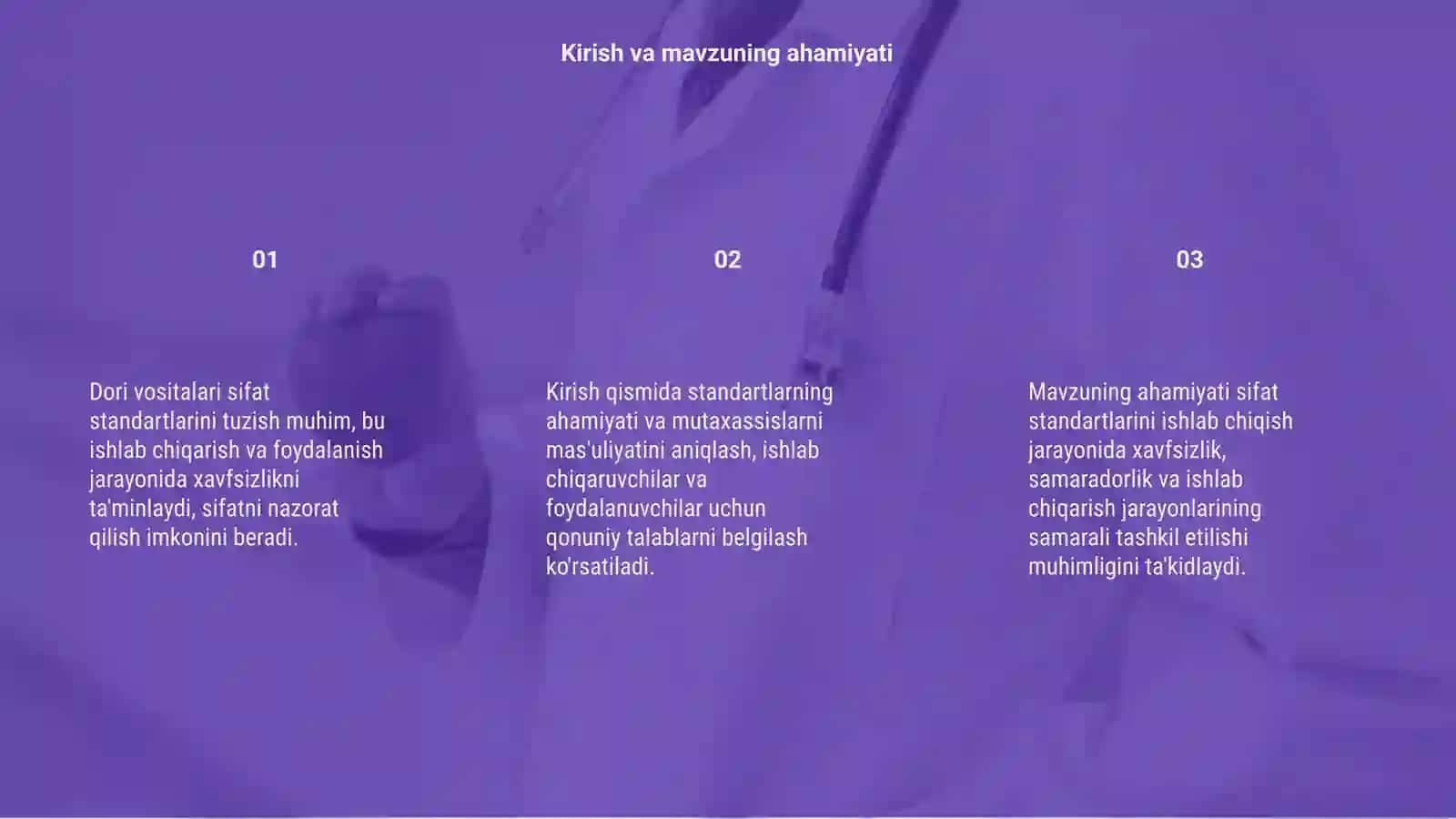 Dori vositalari sifat standartlarini tuzish talablari 3