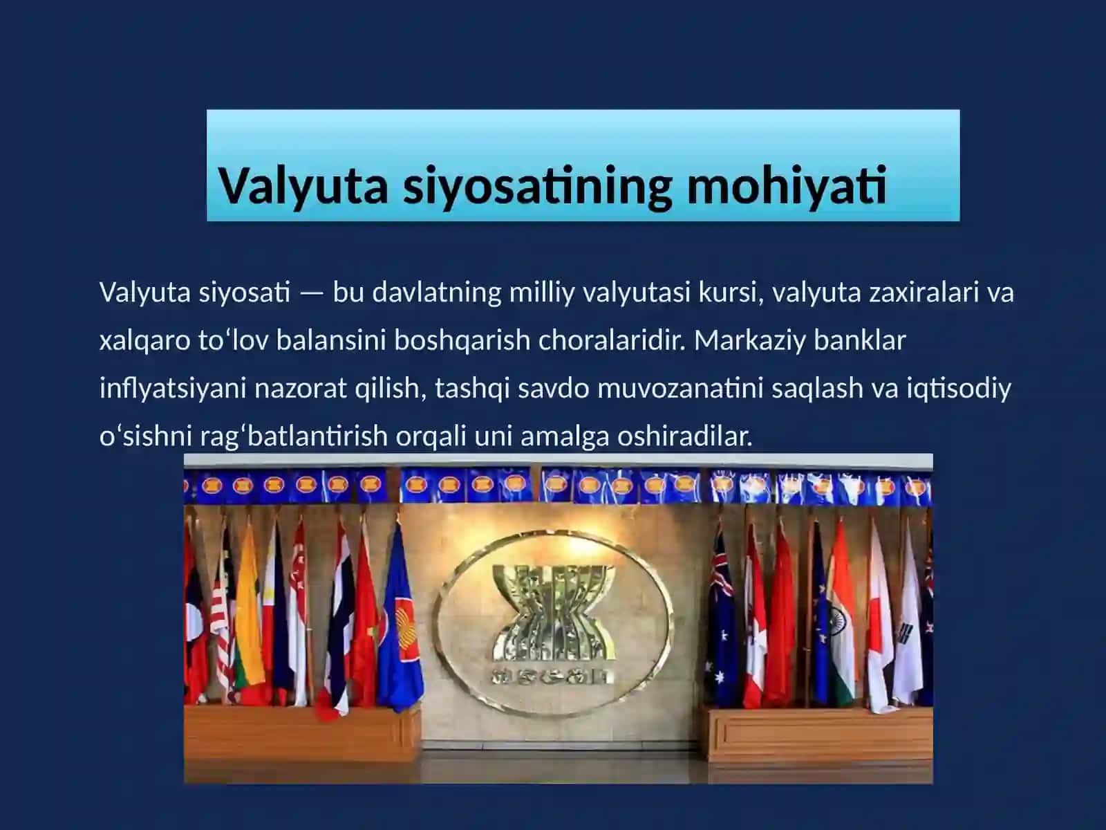 Norquvatov Zafarning xalqaro valyuta kredit munosabatlari fanidan 3