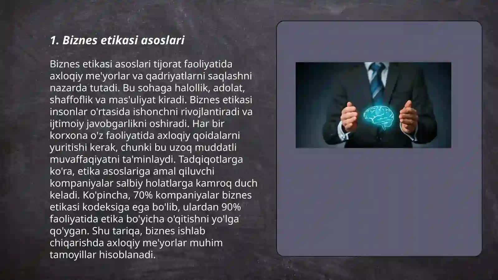 Biznes etikasi asoslari 3