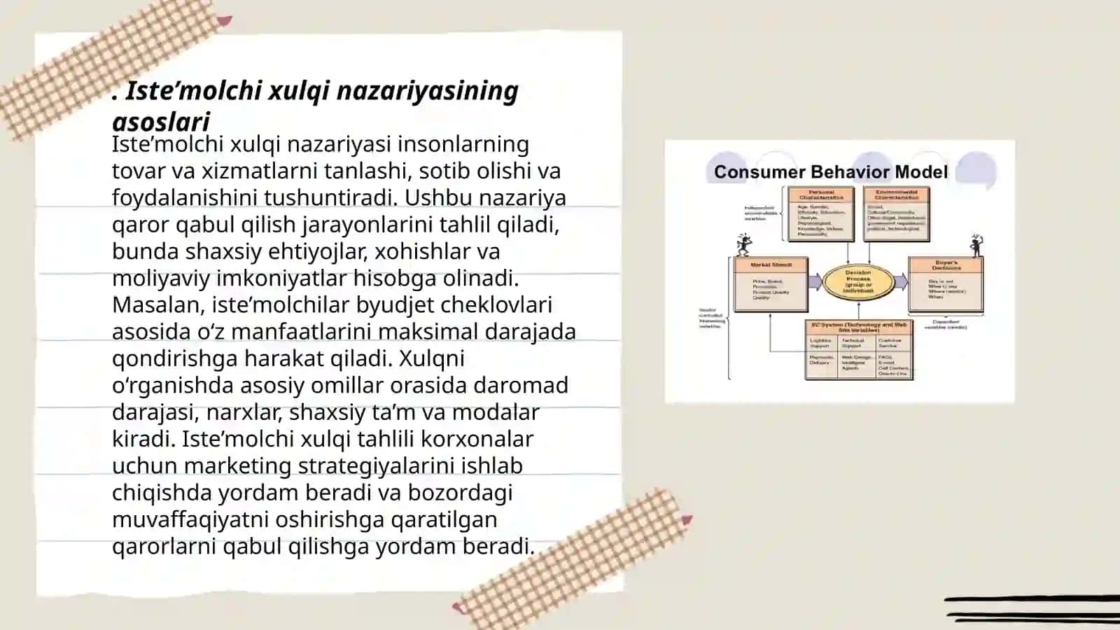 Iste’molchi xulqi nazariyasi 3