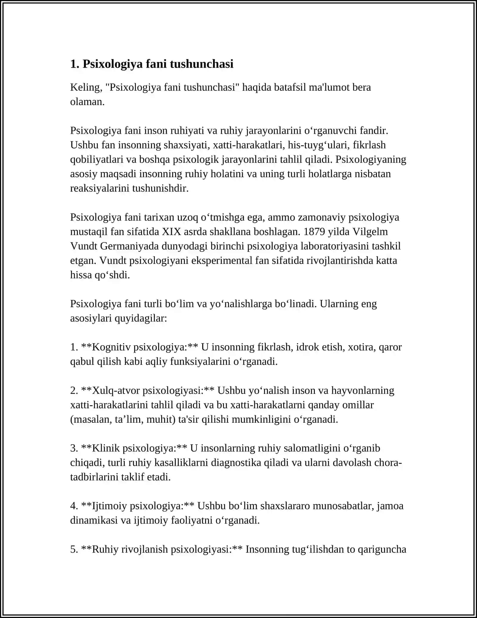 PSIXOLOGIYA FANINING MAQSADI VA VAZIFALARI 3