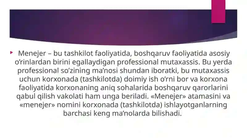 MENEJER TUSHUNCHASI VA MENEJERNING VAZIFALARI 3