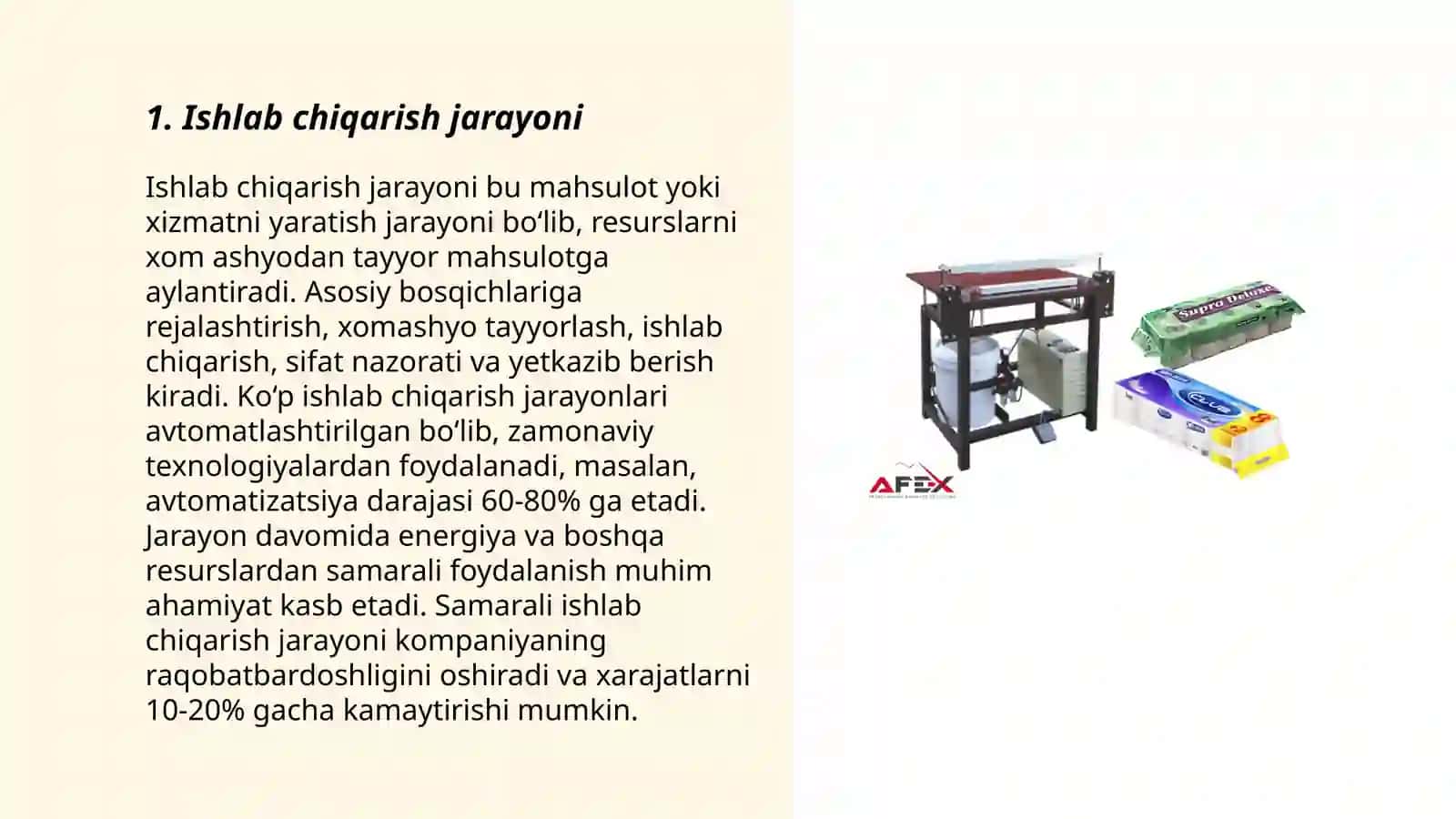 Ishlab chiqarish jarayoni 3