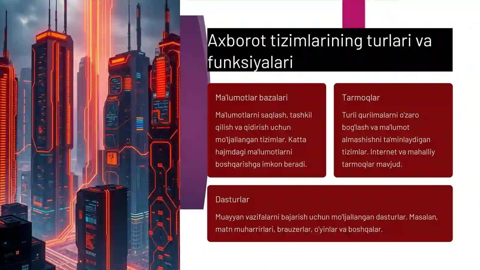 Axborot texnologiyalari: tushuncha va qo'llanilishi 3
