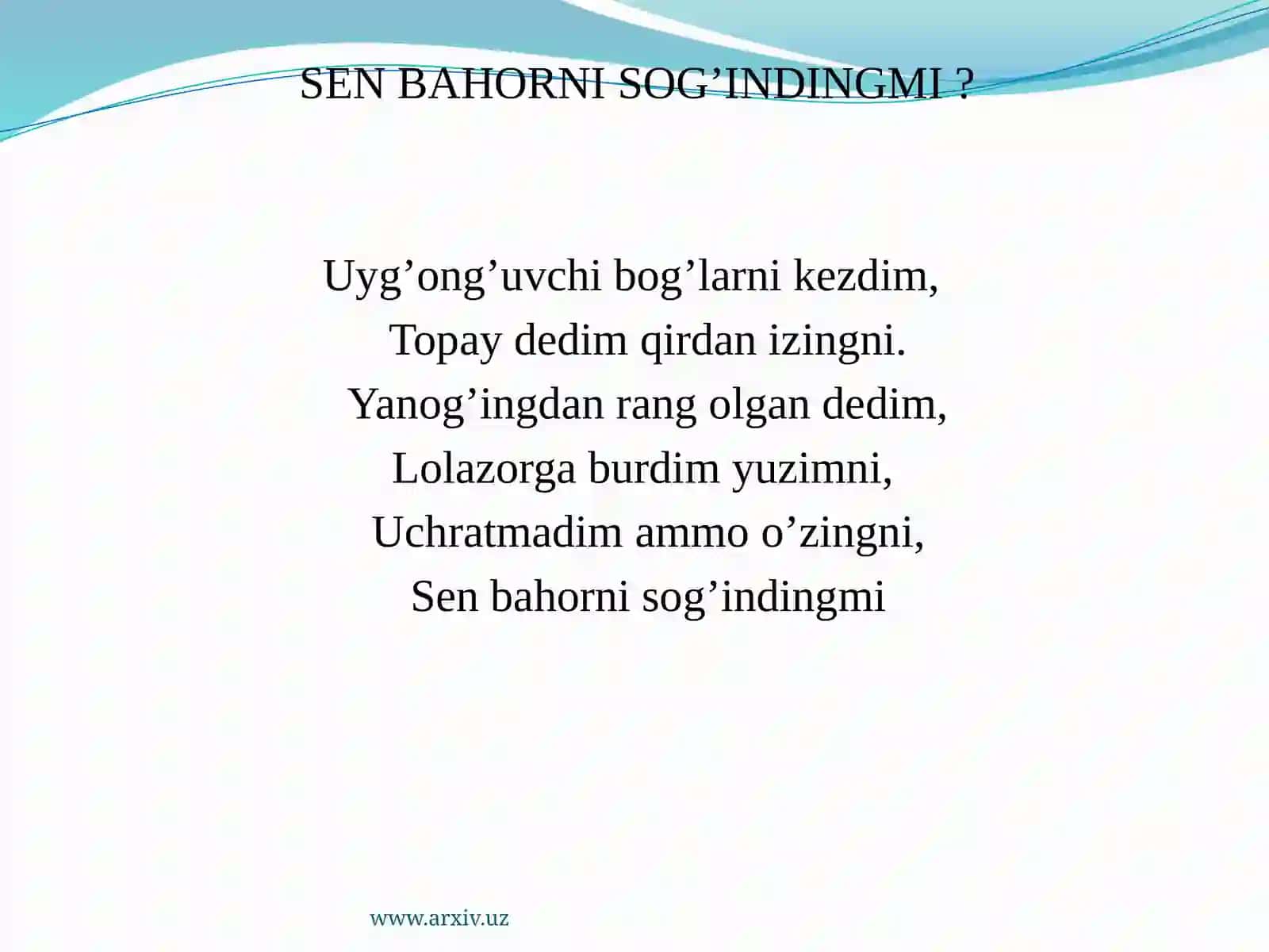 HAYOTI VA IJODI 3
