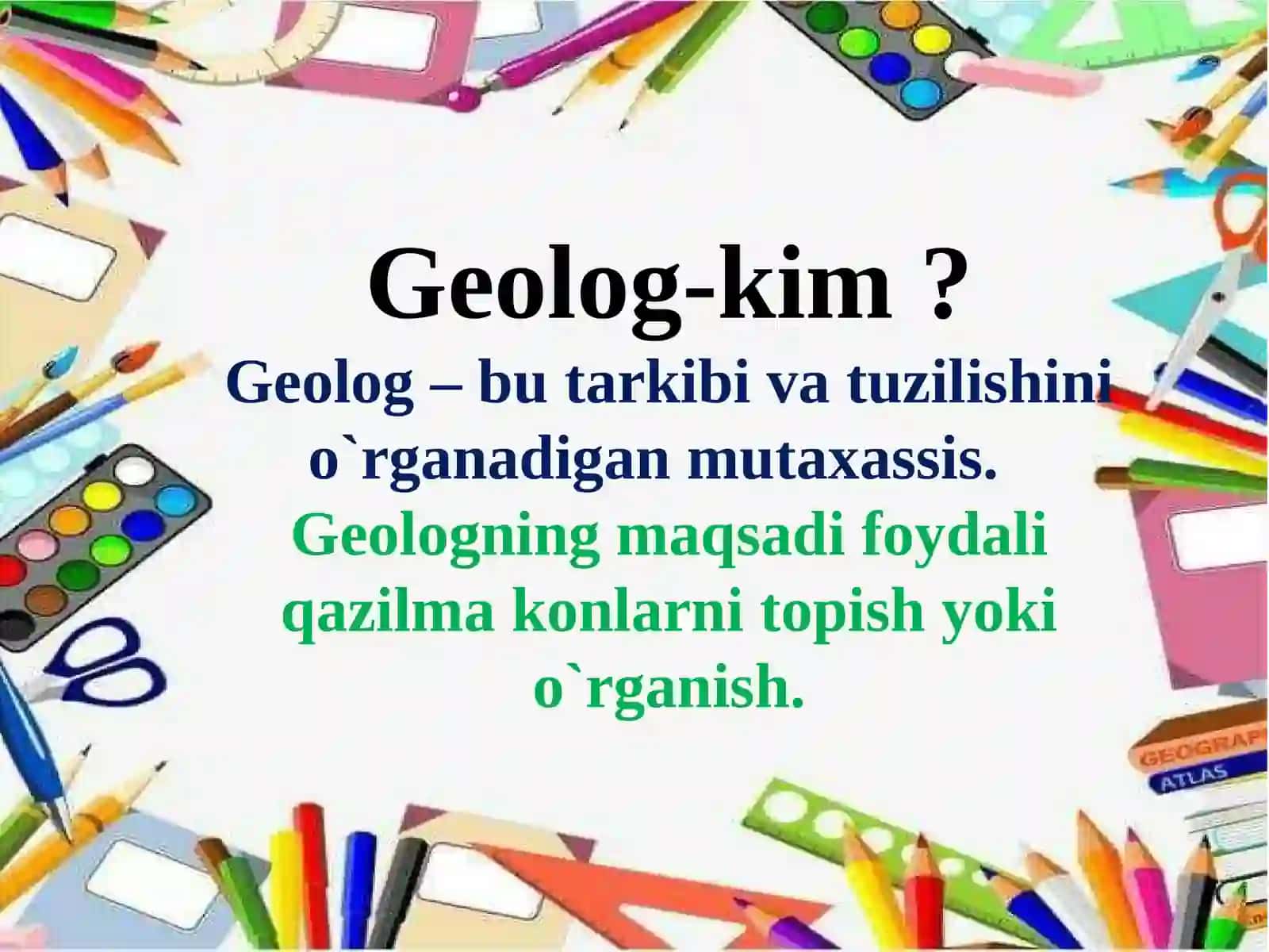 "Geologso‘zi" she’ri 3