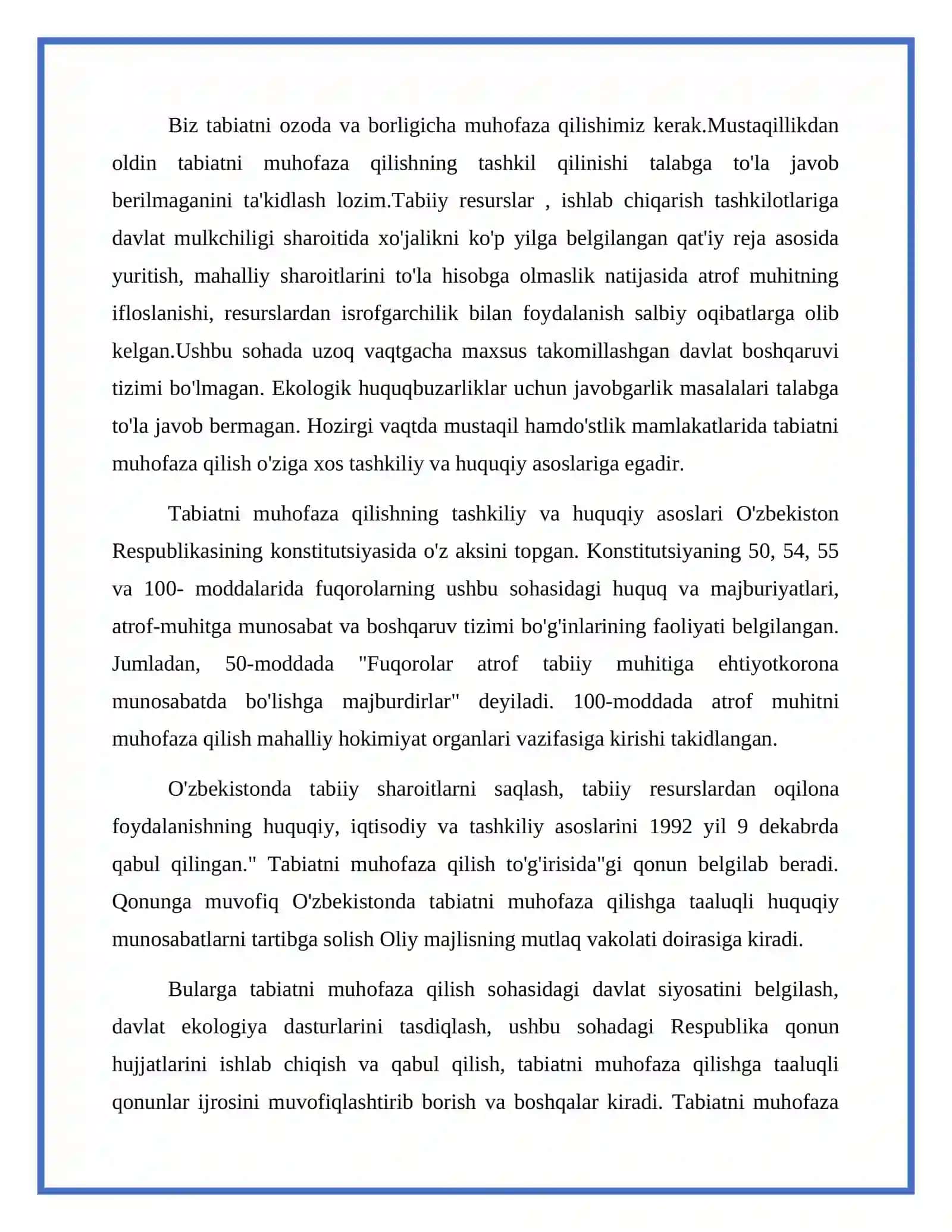 Tabiat muhofazasida davlat boshqaruvi organlari 3