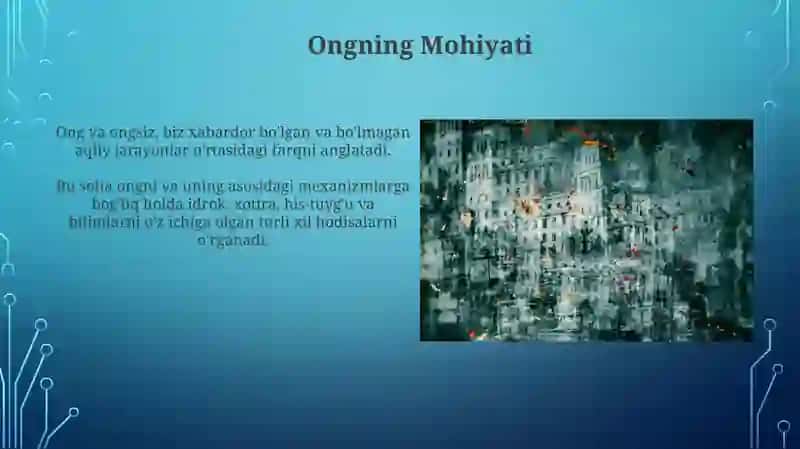 Ong taraqqiyoti va ongsizlik 3