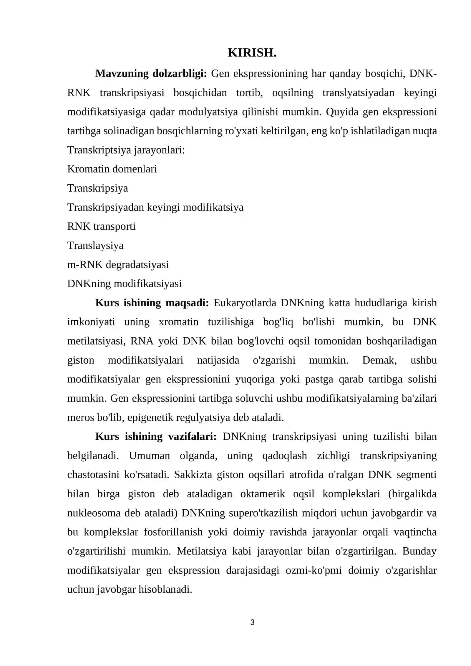 Gen faoliyatining boshqarilishi 3