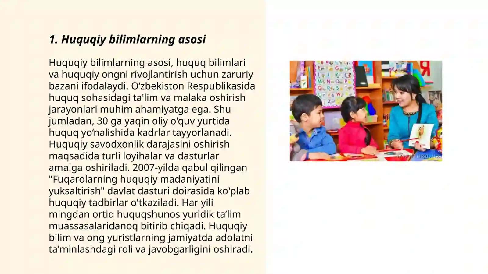 Huquqiy tarbiya va axloqiy tarbiya 3