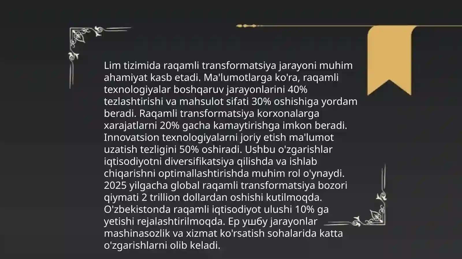 Lim tizimida raqamli transformatsiya 3