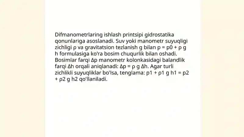 Difmanometrlar 3