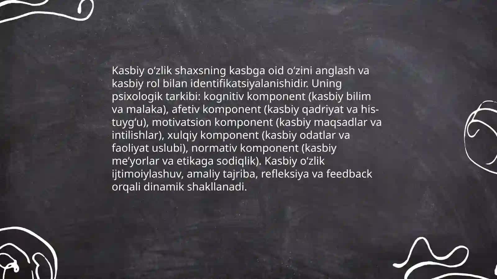 Kasbiy Oʻzlikni Anglashning Psixologik Xususiyatlari 3