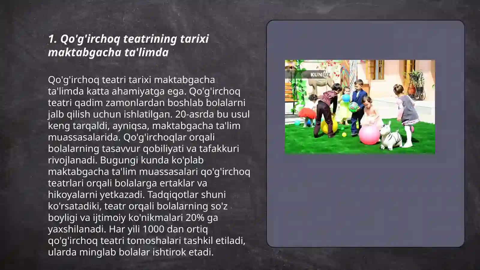 Qo'g'irchoq Teatrining Tarixi Maktabgacha Ta'limda 3