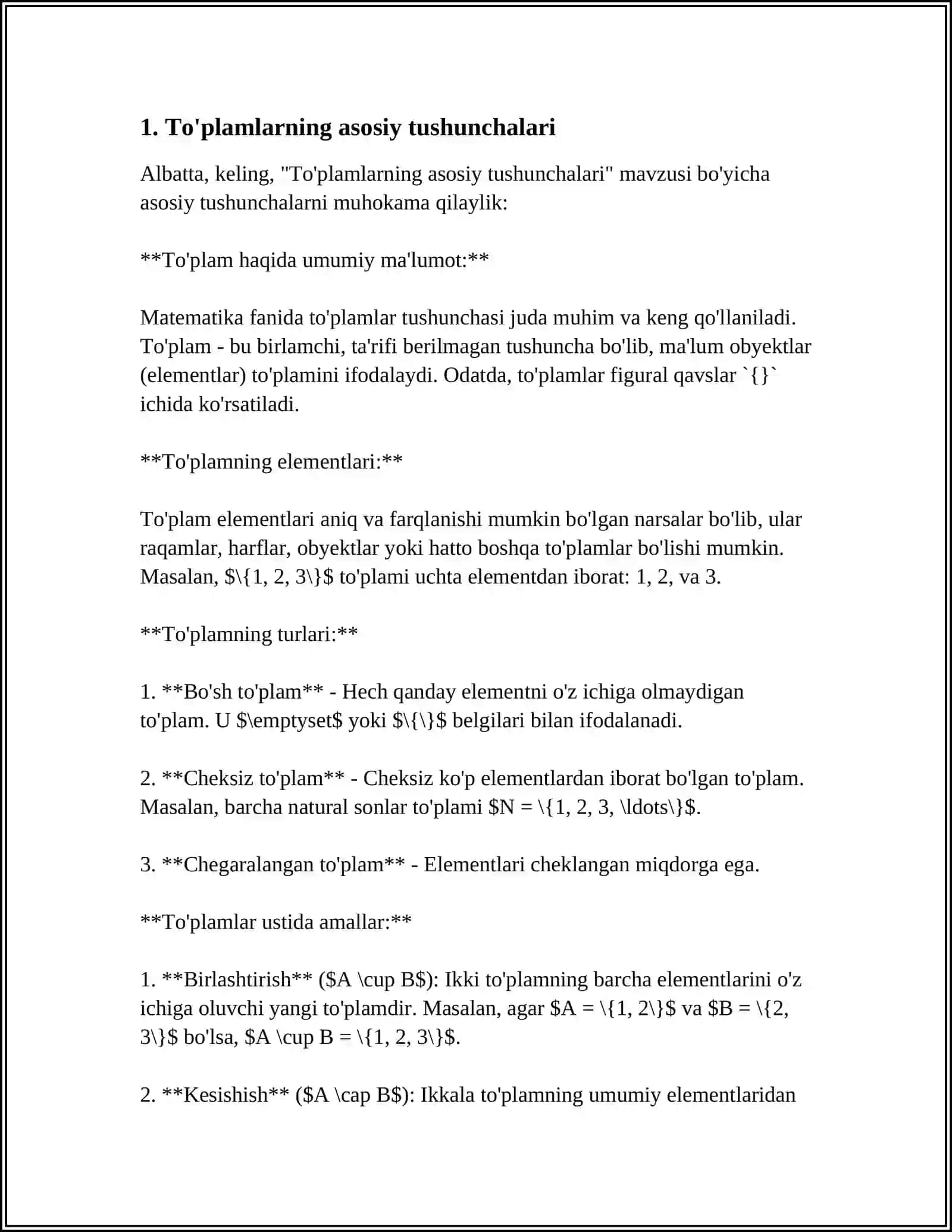 TO'PLAMLAR HAQIDAGI HIKOYALAR'' KITOBINI O'RGANISH 3