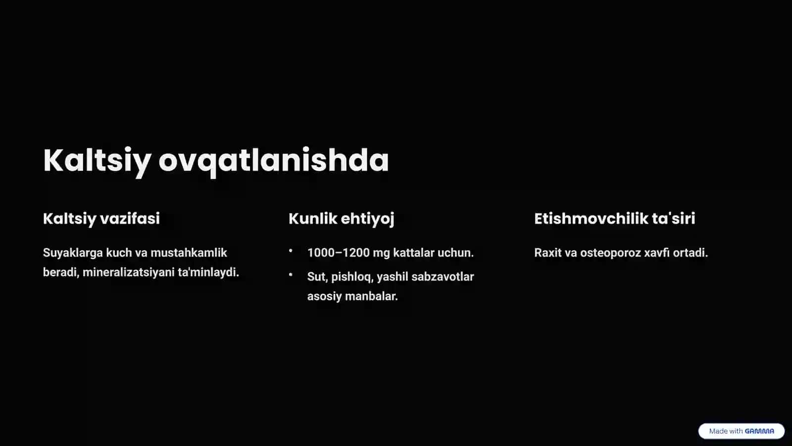Suyaklarning o'sishi va rivojlanishiga ta'sir etuvchi omillar 3