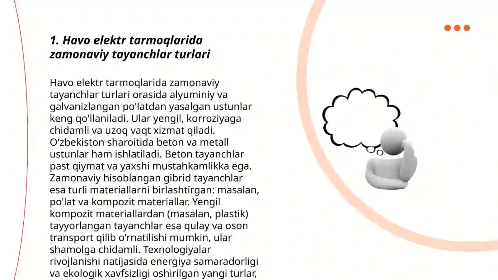 Havo elektr tarmoqlarida zamonaviy tayanchlar 3