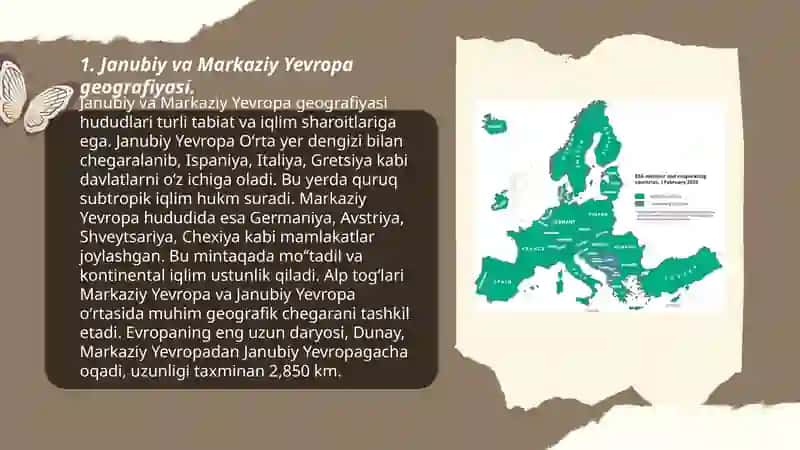 Janubiy va Markaziy Yevropa davlatlari turizmi geografiyasi 3