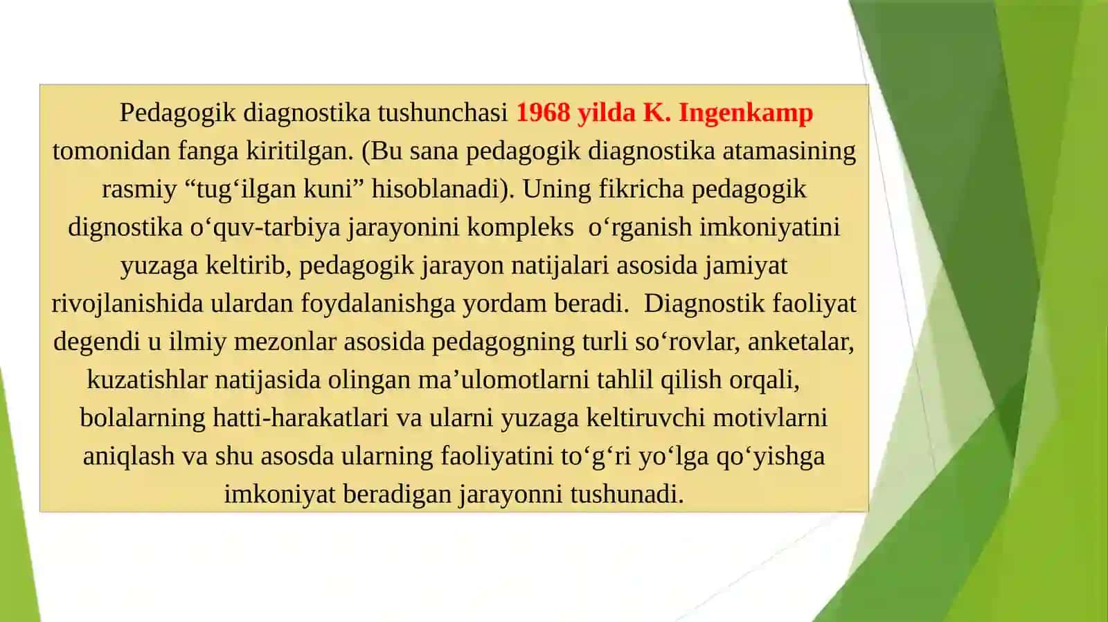 Pedagogik diagnostika va diagnostikalash 3