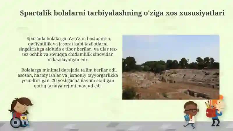 Qadimgi Sparta va Afina maktablarida taʼlim tarbiya 3