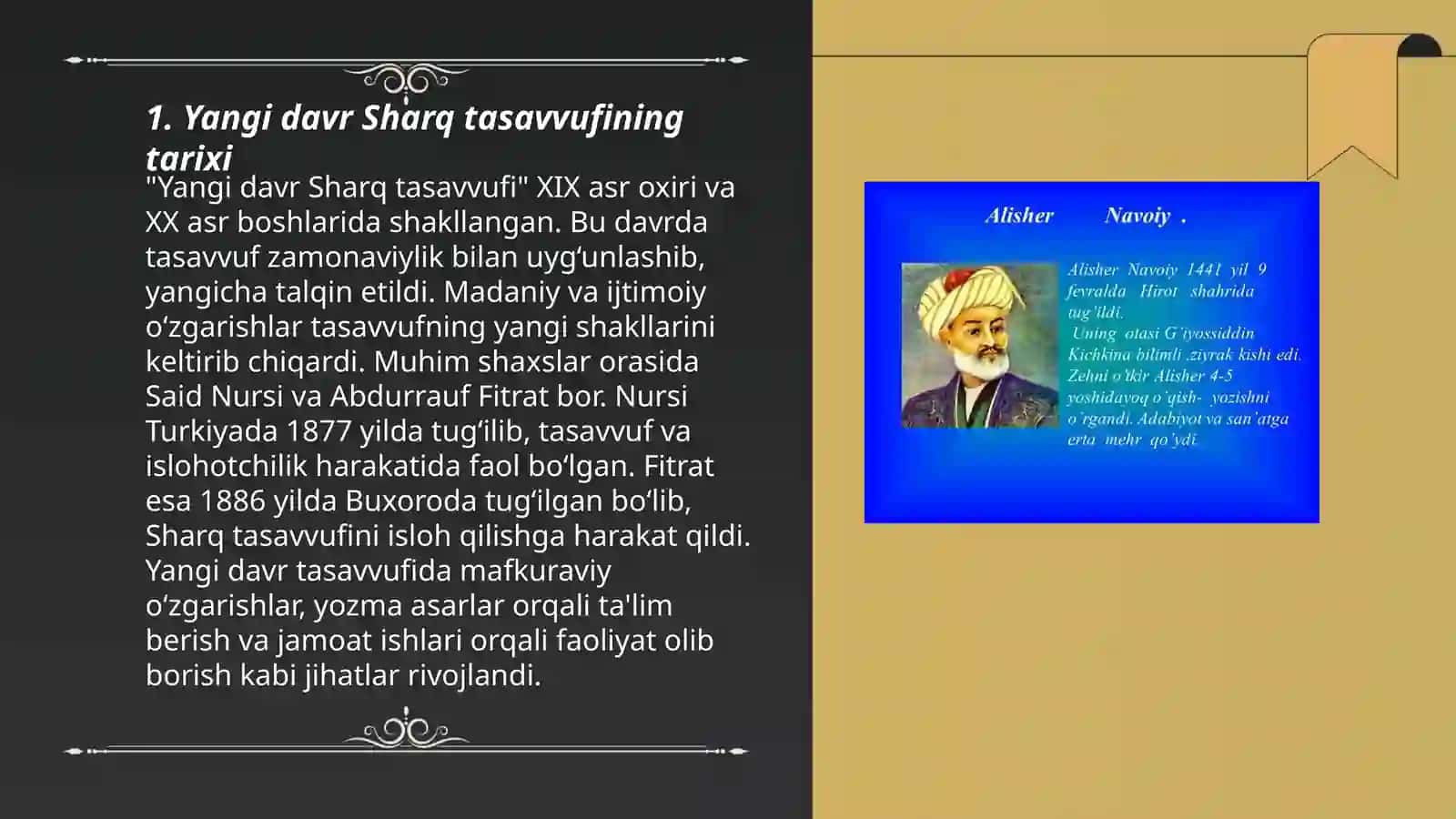 Yangi davr Sharq tasavvufi 3