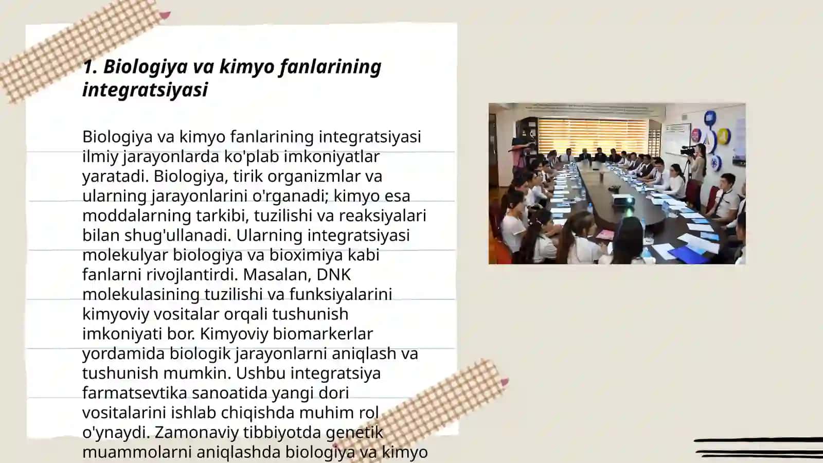 Biologiya fanlaridagi integratsion jarayonlar va uning ta'limdagi ahamiyati 3