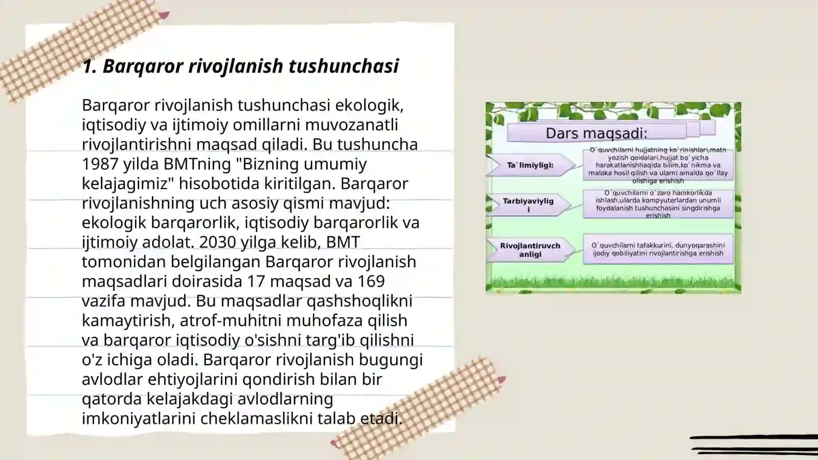 Ekologik taʼlim berish davlat standartlari 3