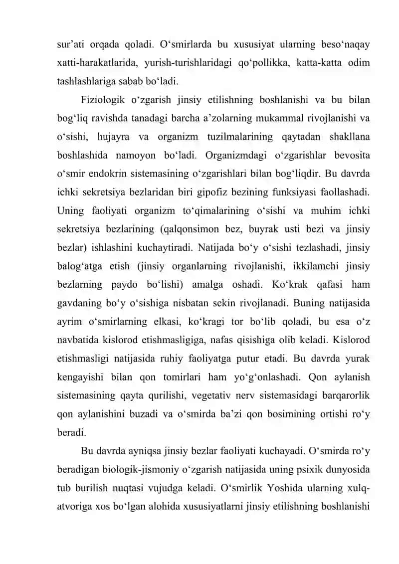 O‘smirlik davrida psixik rivojlanish xususiyatlari 3