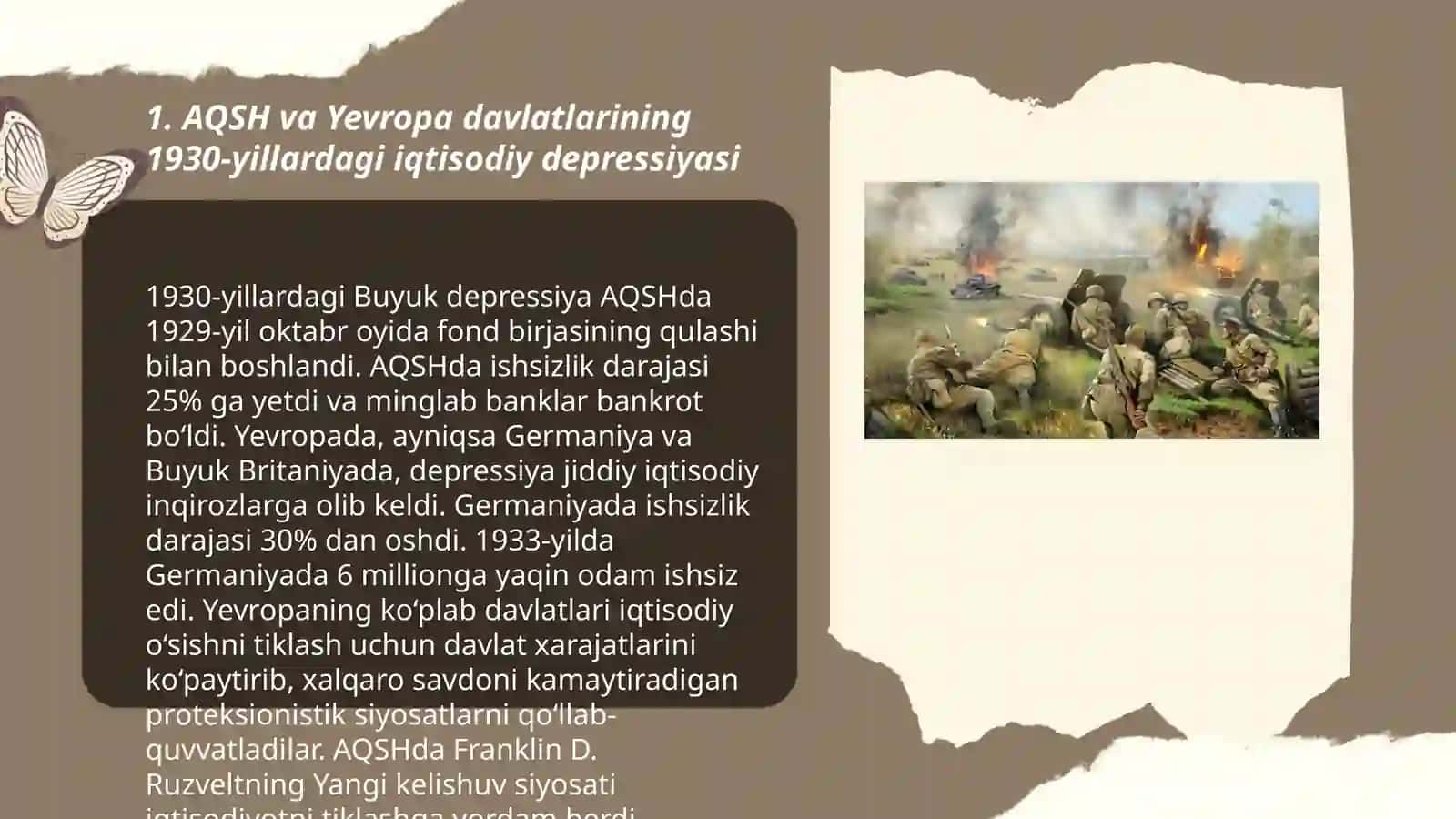 AQSH va Yevropa davlatlari ikkinchi jahon urushi oraligʻida 3