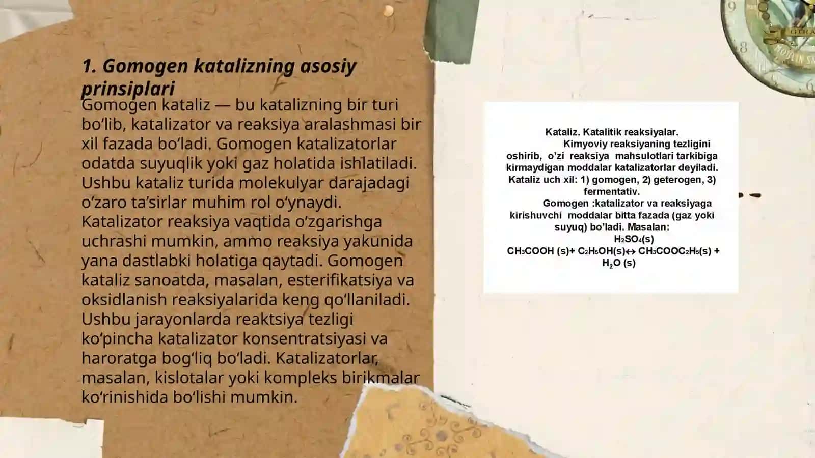 Gomogen kataliz nazaryalari va gomogen katalizator 3