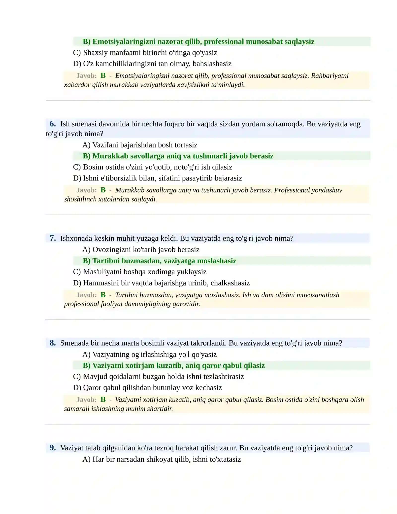 KIRISH PSIXOLOGIK SINOV Testlari 3