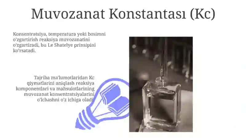 Kataliz.Kimyoviy muvozanatga oid tajribalar bajarish 3