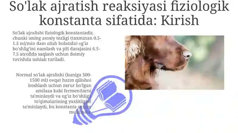 So'lak ajratish reaksiyasi fiziologik konstanta sifatida 3