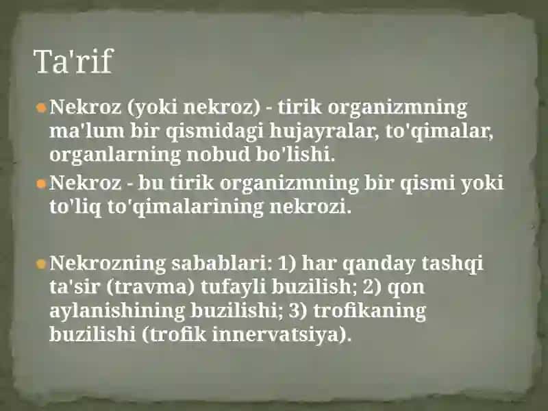 Mikrosirkulyator qon aylanishining buzilishi 3