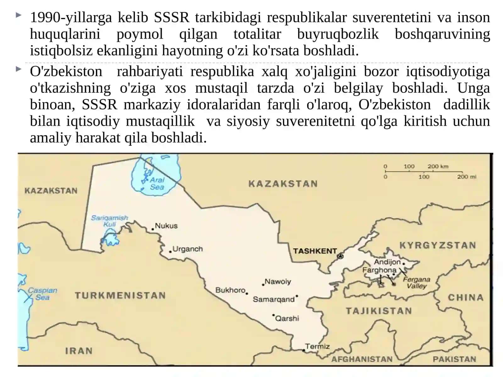 MUSTAQIL O`ZBEKISTON RESPUBLIKASINING TASHKIL TOPISHI VA UNING TARIXIY AHAMIYATI 3