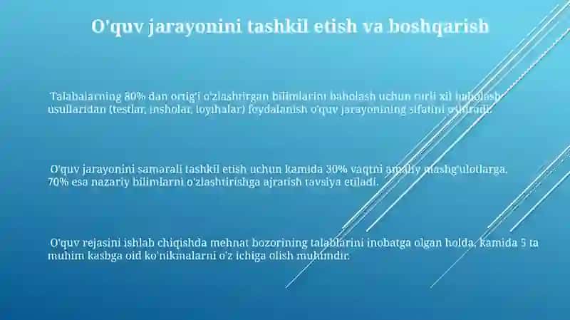 Mehnat bozori talabalarni hisobga olish va ta’lim jarayonini muvafaqqiyatli ta’minlash 3