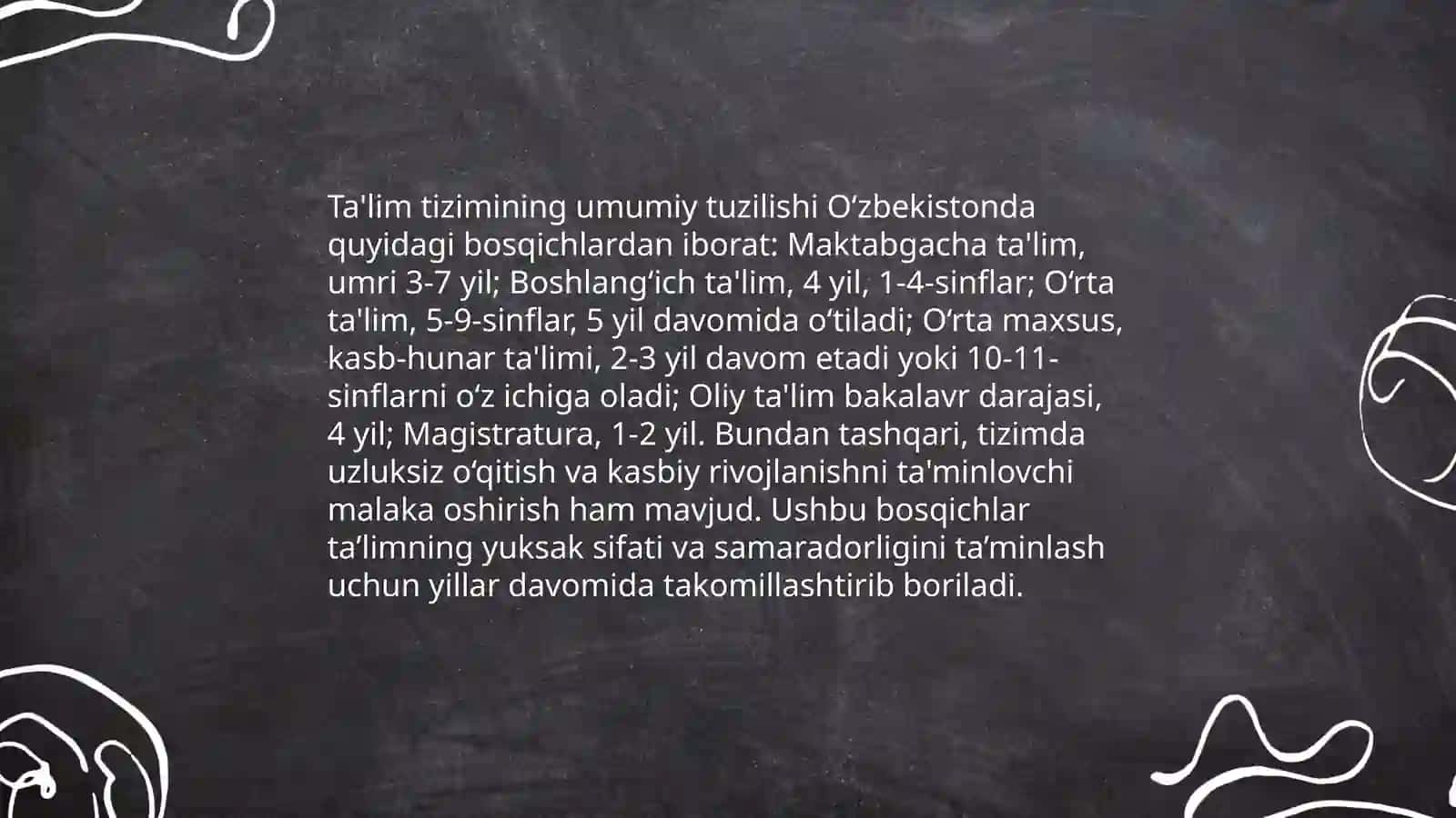 Iqtisodiy rivojlangan mamlakatlarda taʼlim tizimi.(AQSH, Yaponiya, Janubiy Koreya va boshqalar) 3