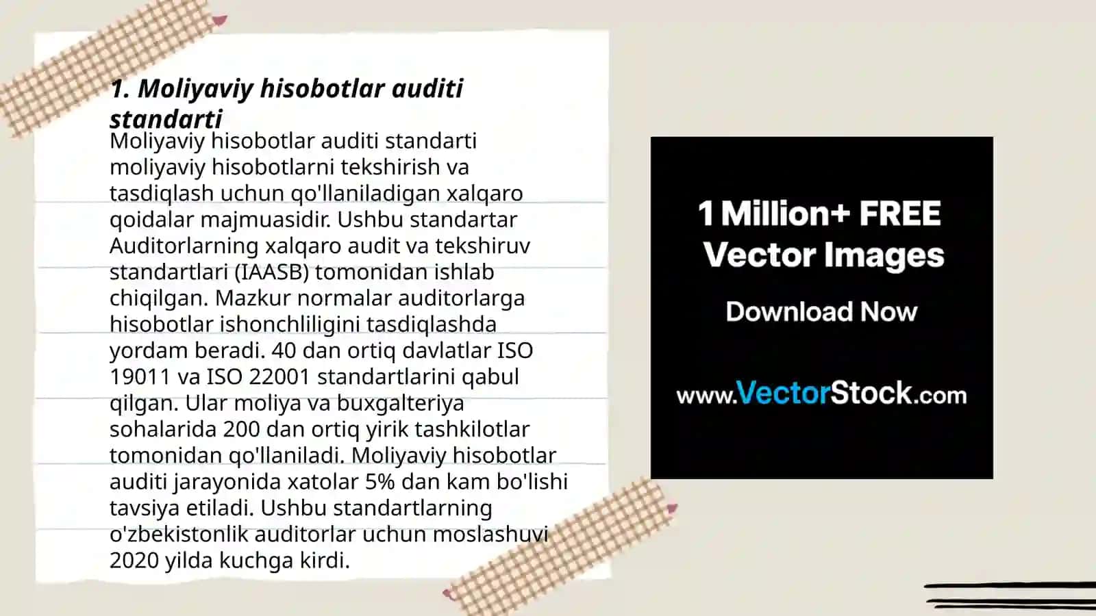 Moliyaviy natijalarni audit qilishda foydalaniladigan asosiy meyoriy xujjatlar 3