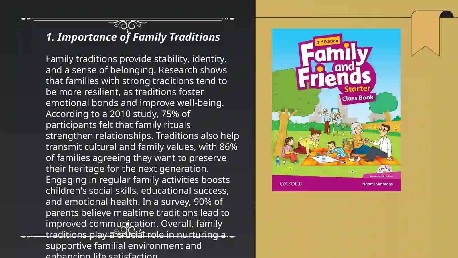 Family Traditions and Friendships 3