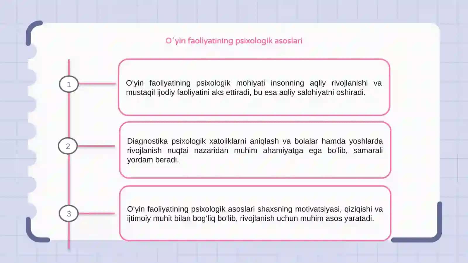 Oʻyin faoliyatini psixologik mohiyati va diagnostik ahamiyati 3