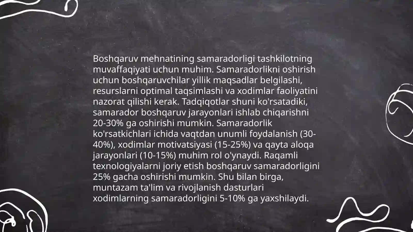 Boshqaruv mehnatini tashkil qilish 3