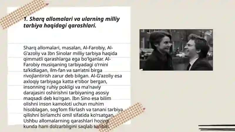 Sharq allomalarimiz merosida milliy tarbiya masalasi 3