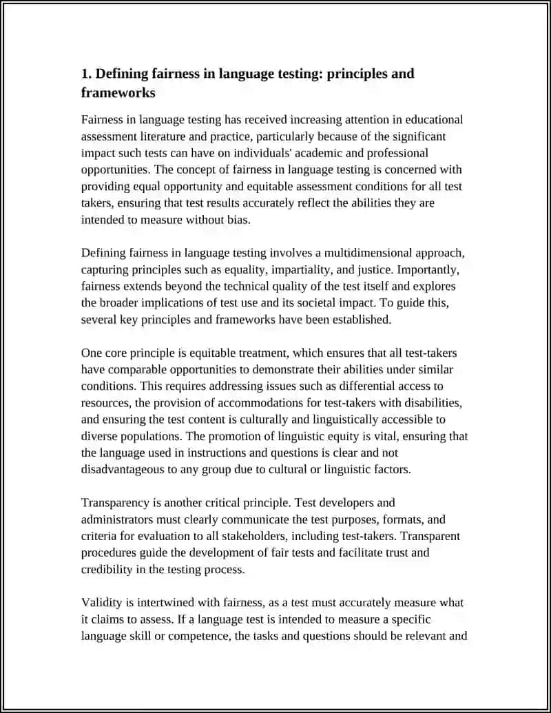 FAIRNESS AND ETHICAL STANDARDS IN LANGUAGE TESTING 3