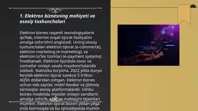 Elektron biznes va elektron tijorat asoslari 3