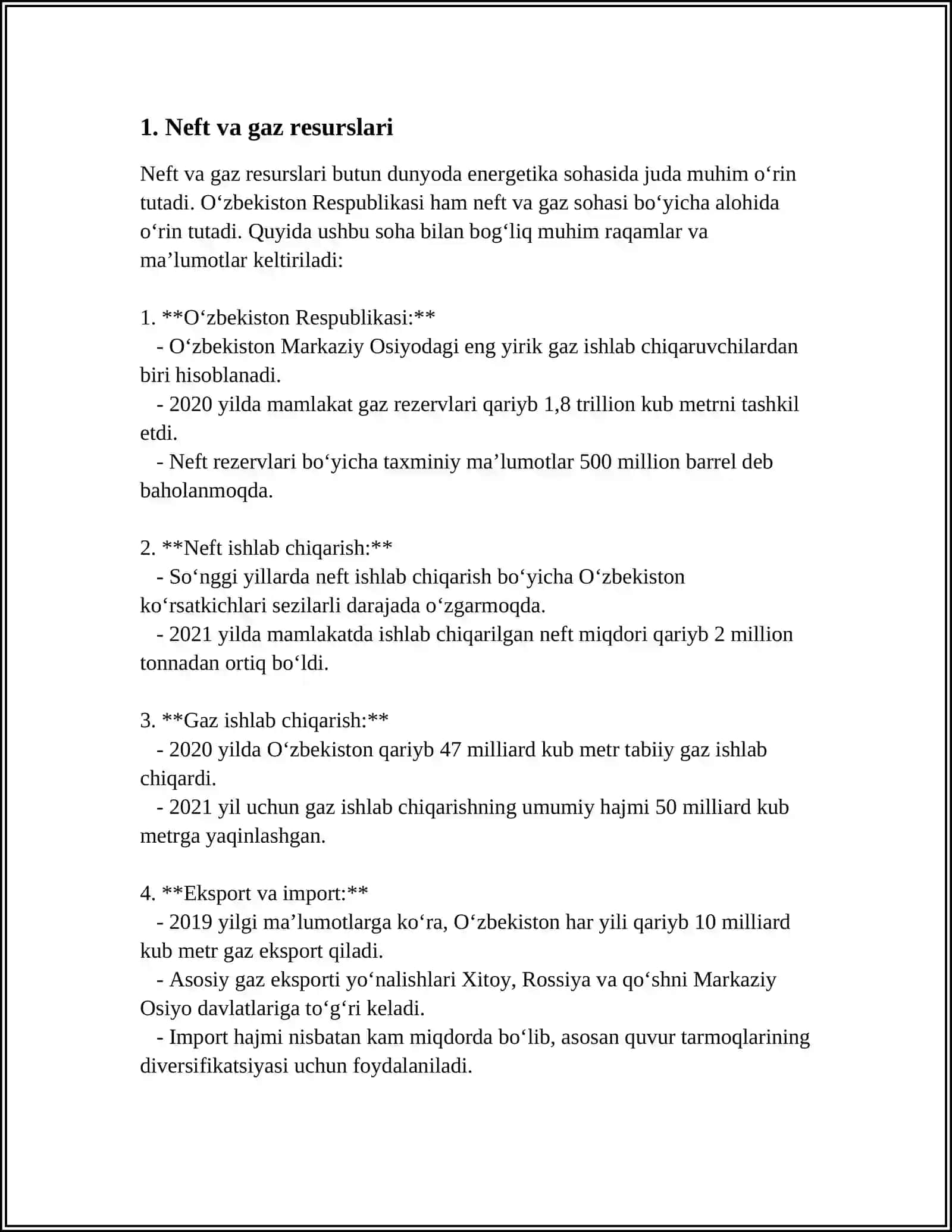 ПРИРОДНЫЕ БОГАТСТВО УЗБЕКИСТАНА 3