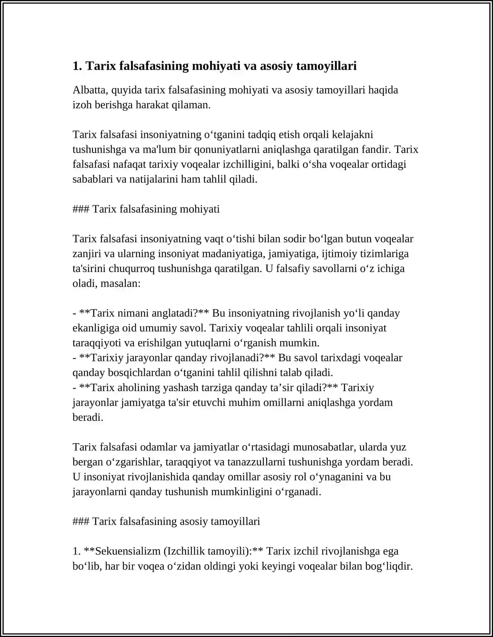 TARIX FALSAFASI, SIVILIZATSIYA VA MADANIYAT 3