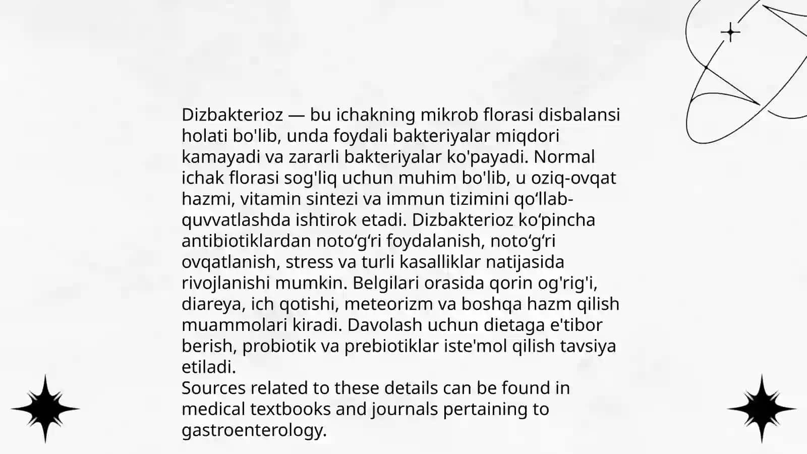 Disbakterioz,disbioz,kelib chiqishida qatnashuvchi omillar 3