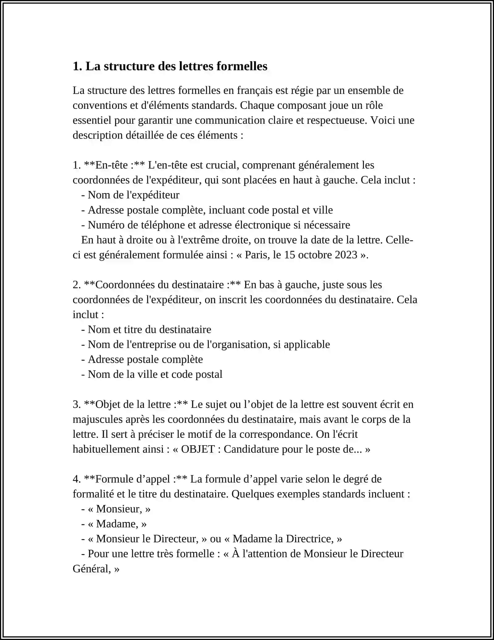 TEXTES FORMELS, INFORMELS ET SPÉCIALS 3
