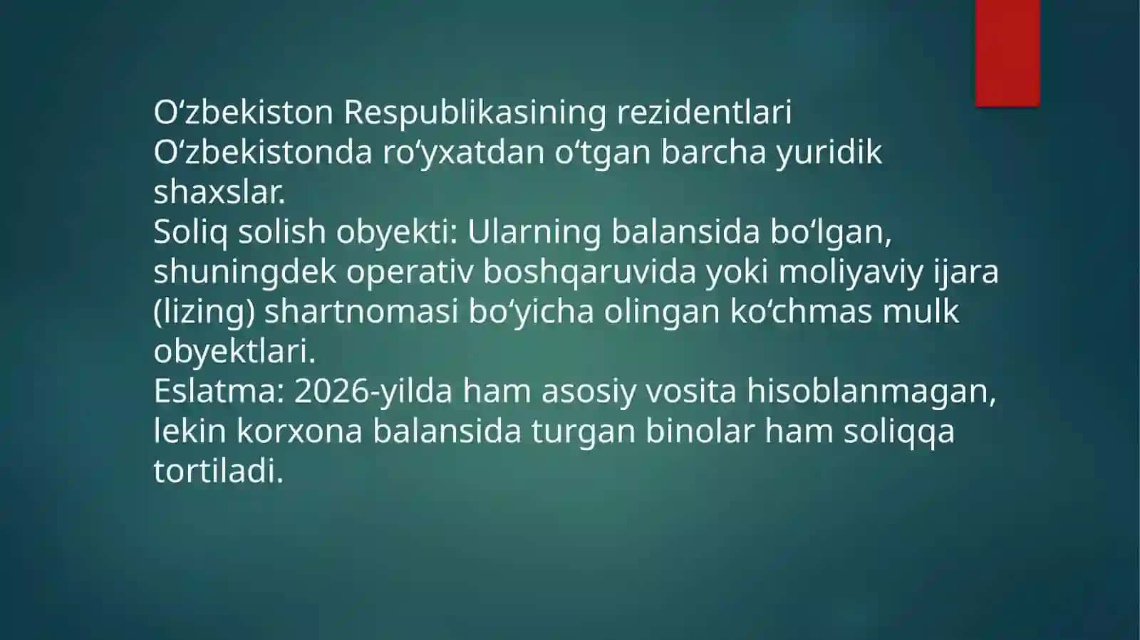 Mol-mulksoliq to‘lovchilari tarkibi va ularning majburiyatlari 3