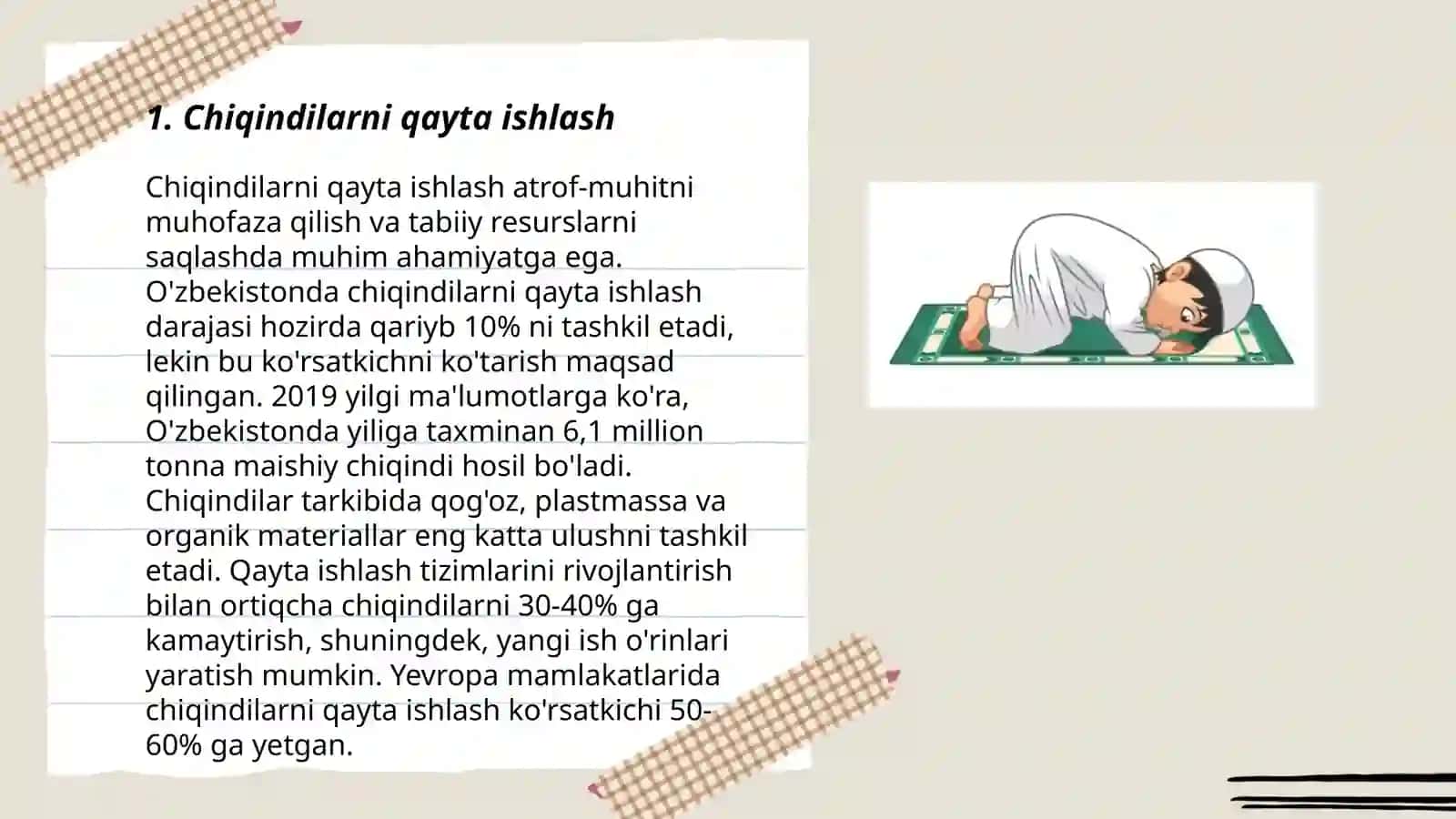 Chiqindilarni qayta ishlash 3